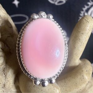 Navajo artist signed Byron Begay
Pink Conch Ring
Size 9